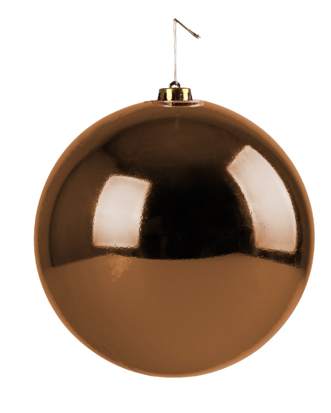 Christbaumkugel Weihnachtskugel ⌀ 15 cm Baumschmuck Deko-Kugel braun glänzend