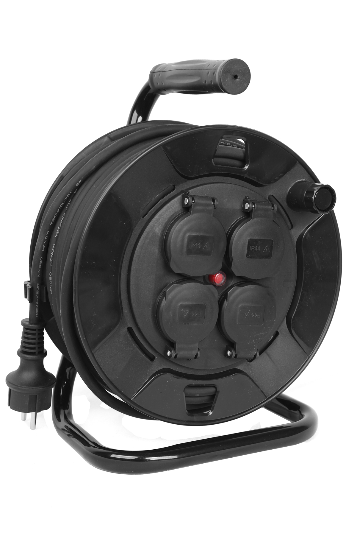 Outdoor Kabeltrommel 25m IP44 Verlängerungskabel Kabelrolle Haushalt Wärmeschutz