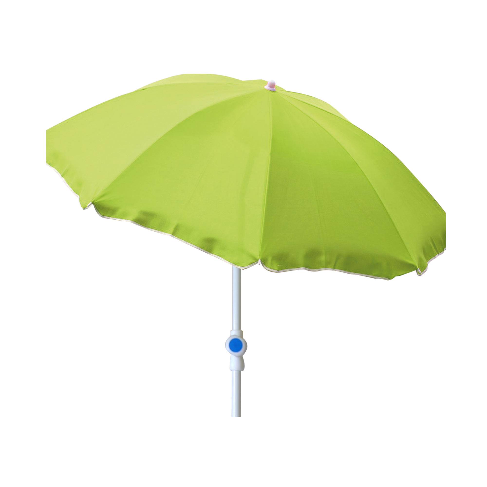 Sonnenschirm knickbar Ø 2 m Garten Balkon Strand Schirm UV30+ limegrün