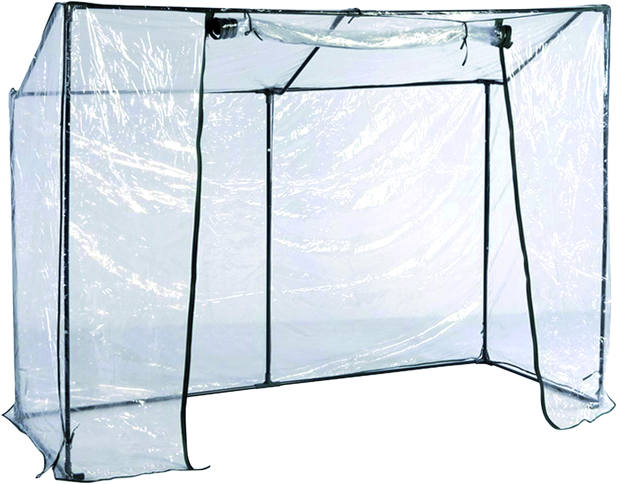 Gewächshaus Treibhaus Foliengewächshaus Metallrohre PVC Folie 200x77x150cm