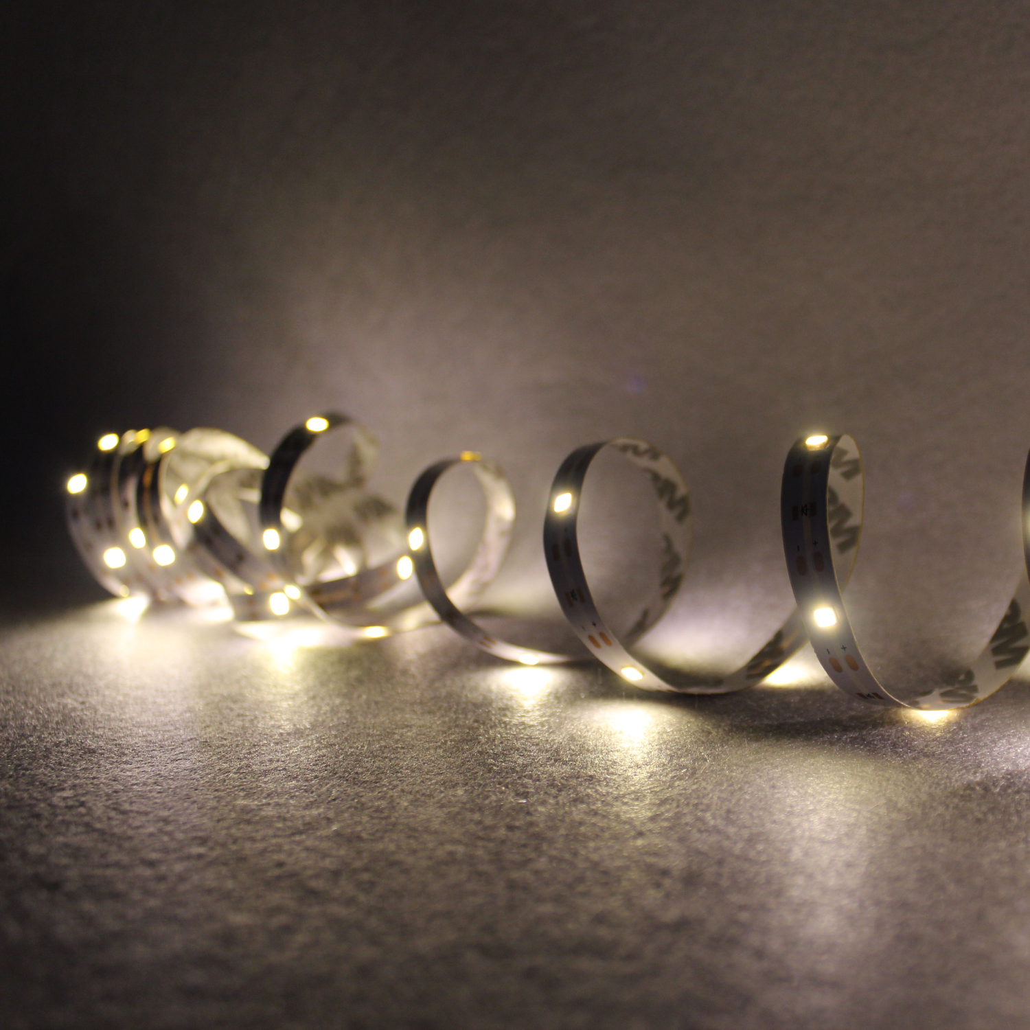 LED Lichterstreifen Lichtschlauch 3 Meter warmweiß Leiste Batteriebetrieben