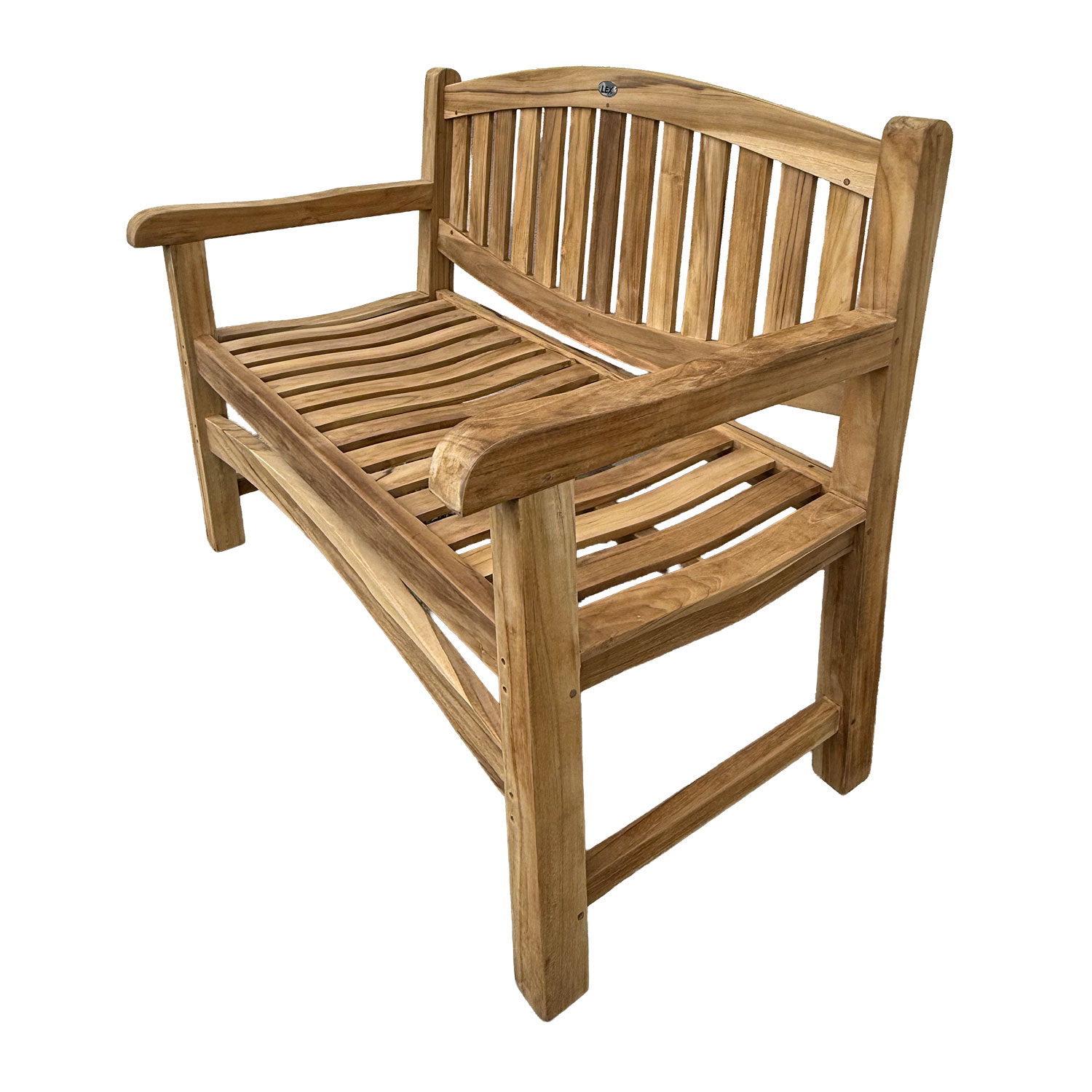 Teak Sitzbank Gartenbank Holzbank Teakbank massiv Gutshof 120cm