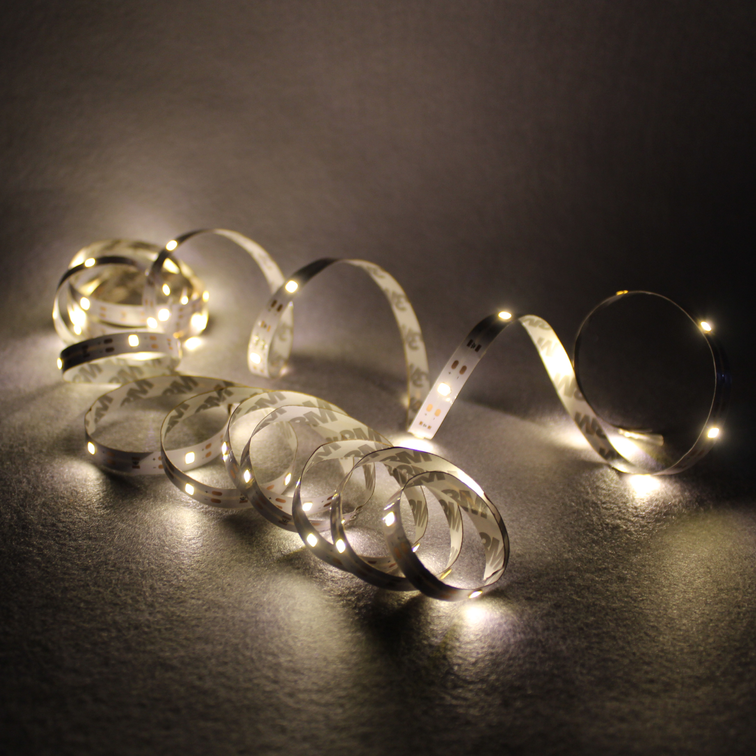 LED Lichterstreifen Lichtschlauch 3 Meter warmweiß Leiste Batteriebetrieben