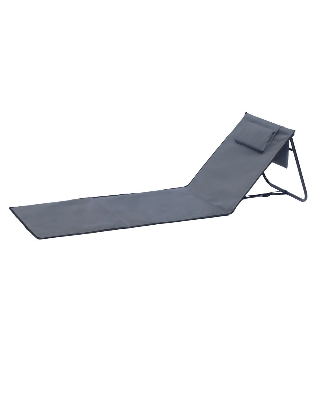 Strandliege Strandmatte Sonnenmatte Badematte Liege faltbar mit Tasche anthrazit