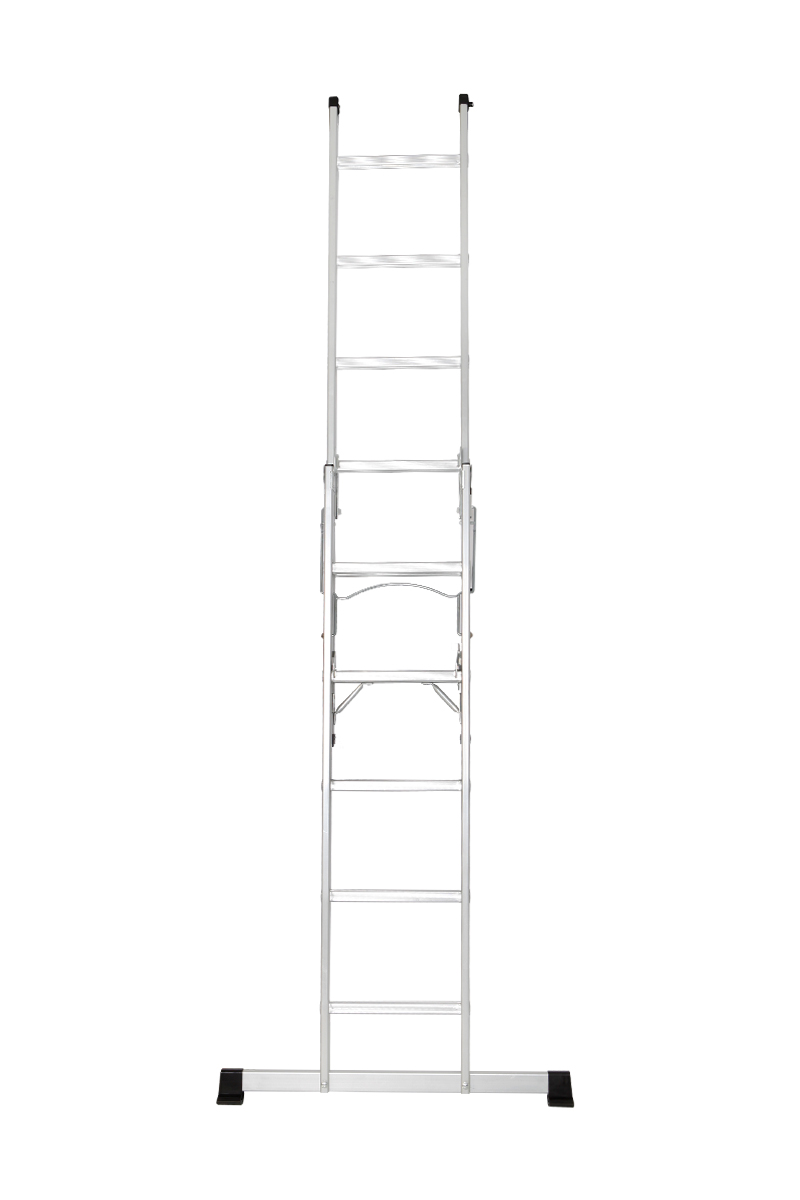 Alu 3 in 1 Kombileiter Mehrzweckleiter Schiebeleiter Anlegeleiter 11 stufig