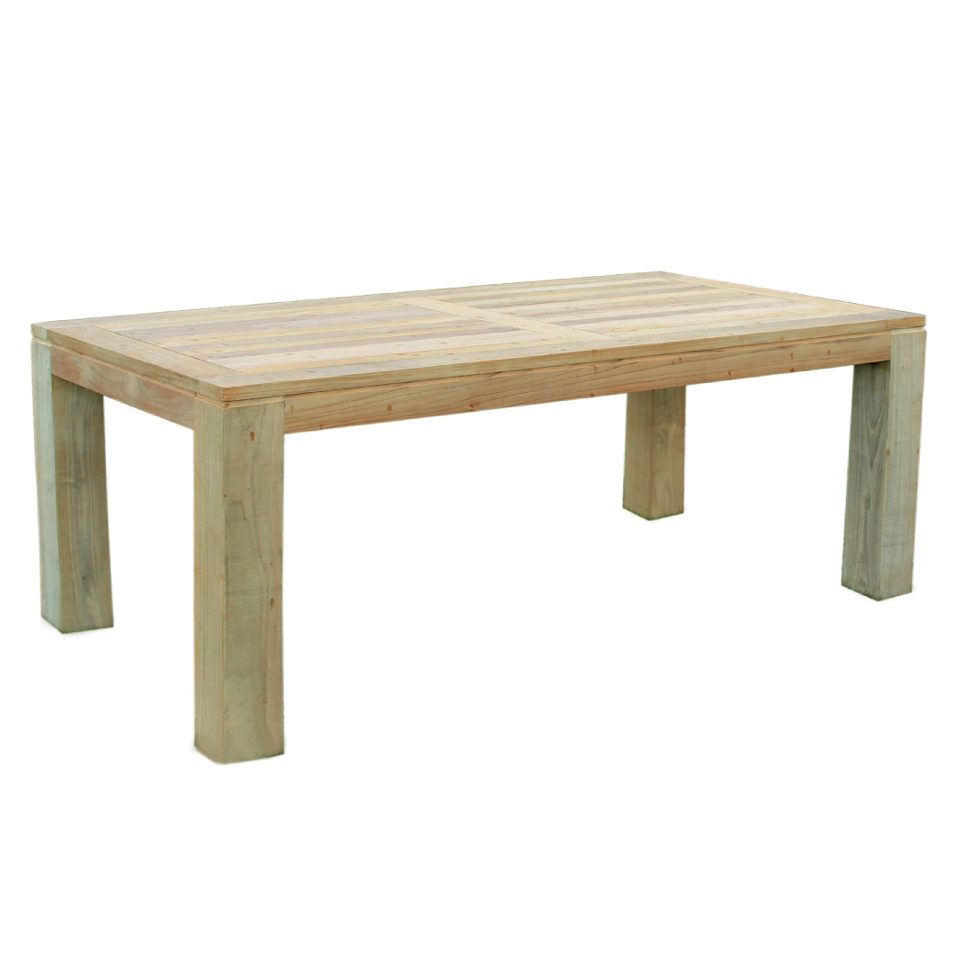 Massiver Premium Teak Tisch rechteckig Gartentisch Gartenmöbel Teakmöbel 220 cm