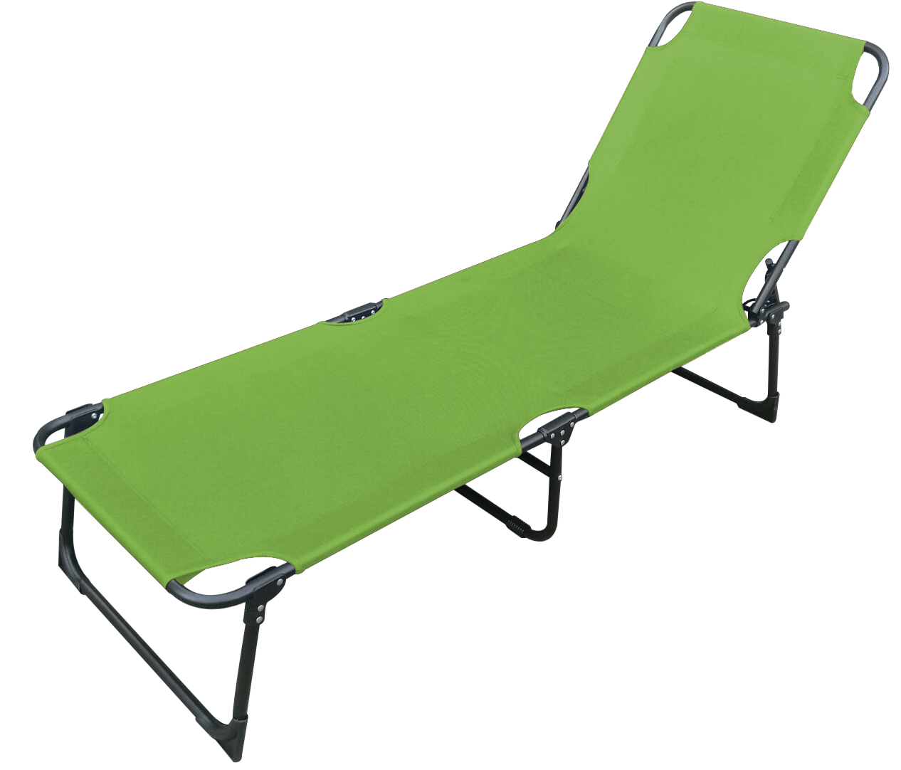 3-Bein Gartenliege Sonnenliege Strandliege Gartenmöbel Liegestuhl klappbar 188cm lime grün