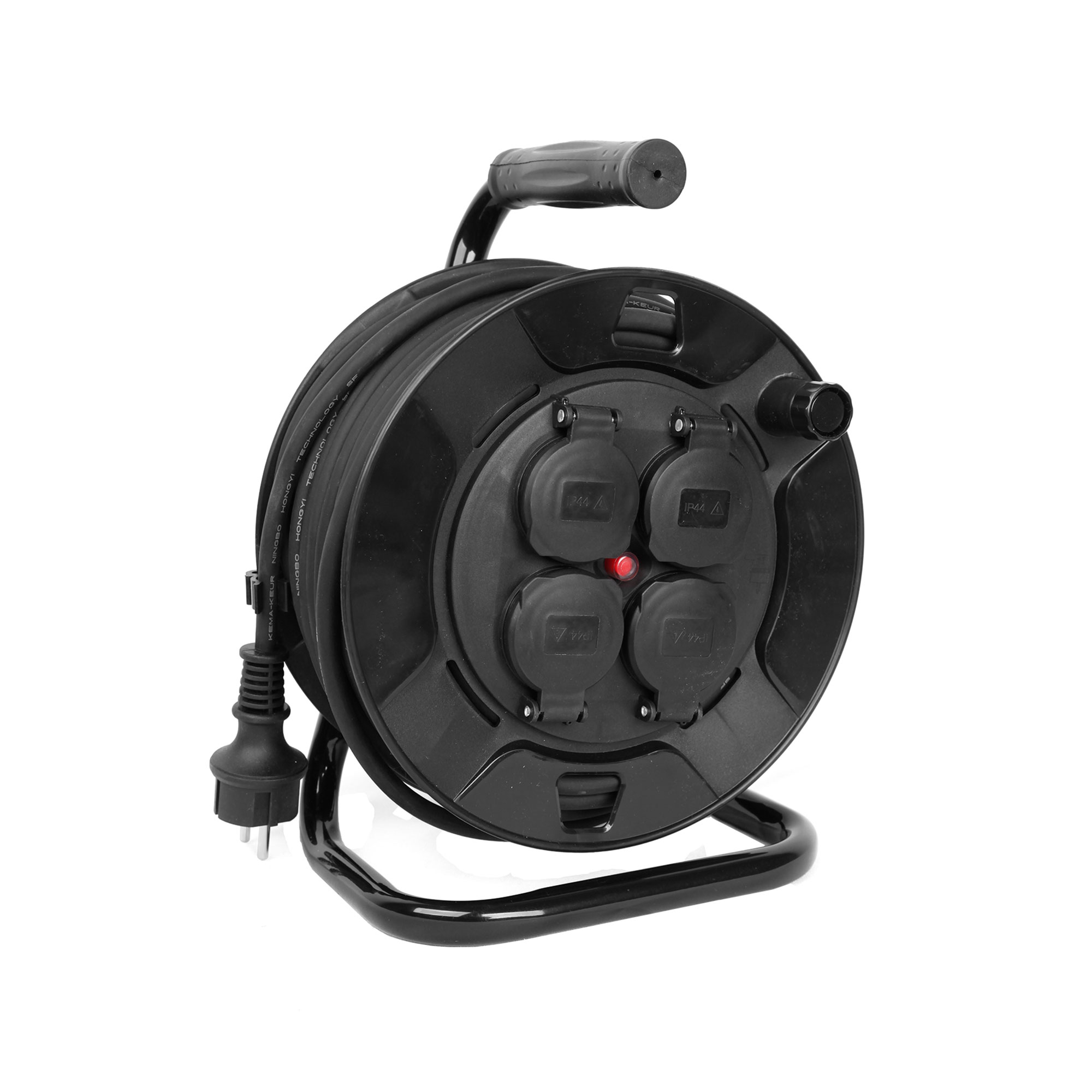 Outdoor Kabeltrommel 40m IP44 Verlängerungskabel Kabelrolle Haushalt Wärmeschutz