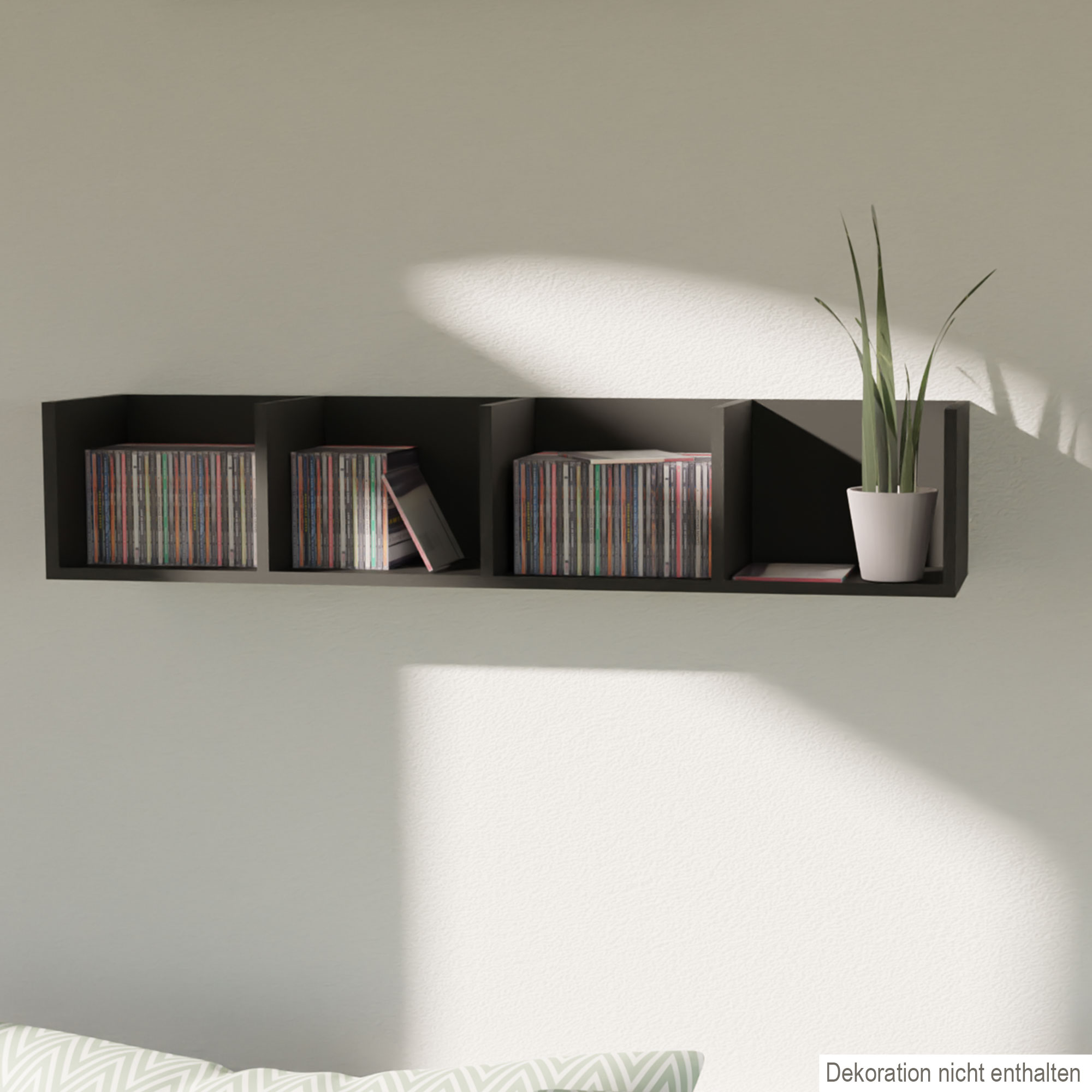 Wandregal Schweberegal Bücherablage Hängeregal Dekoregal Wandboard Farbwahl