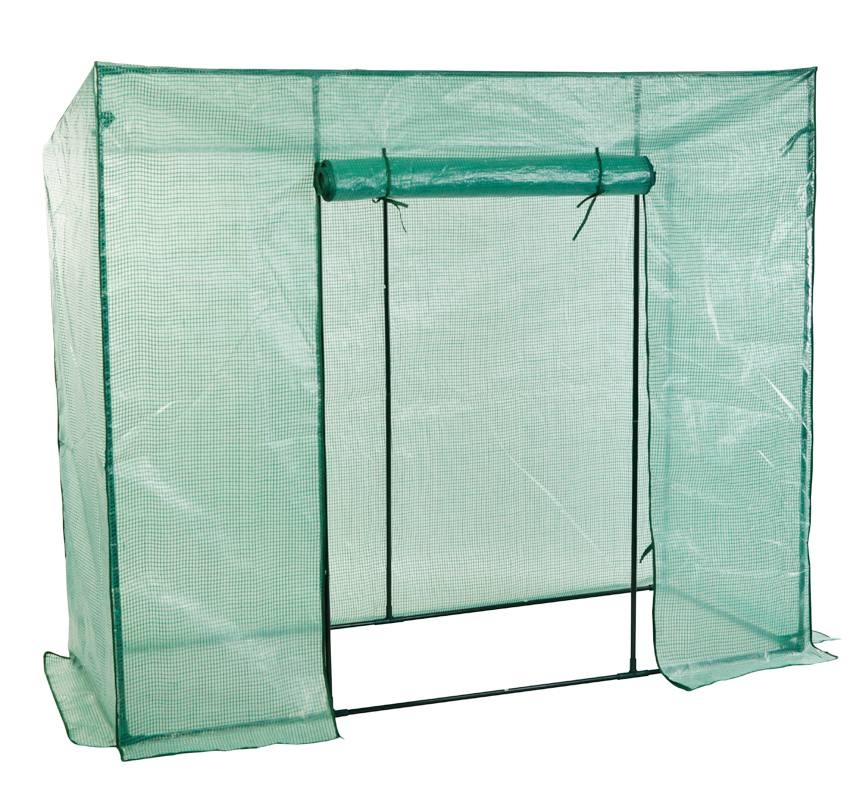 Gewächshaus Tomatengewächshaus Treibhaus Metallrahmen PE-Folie 200x77x169cm