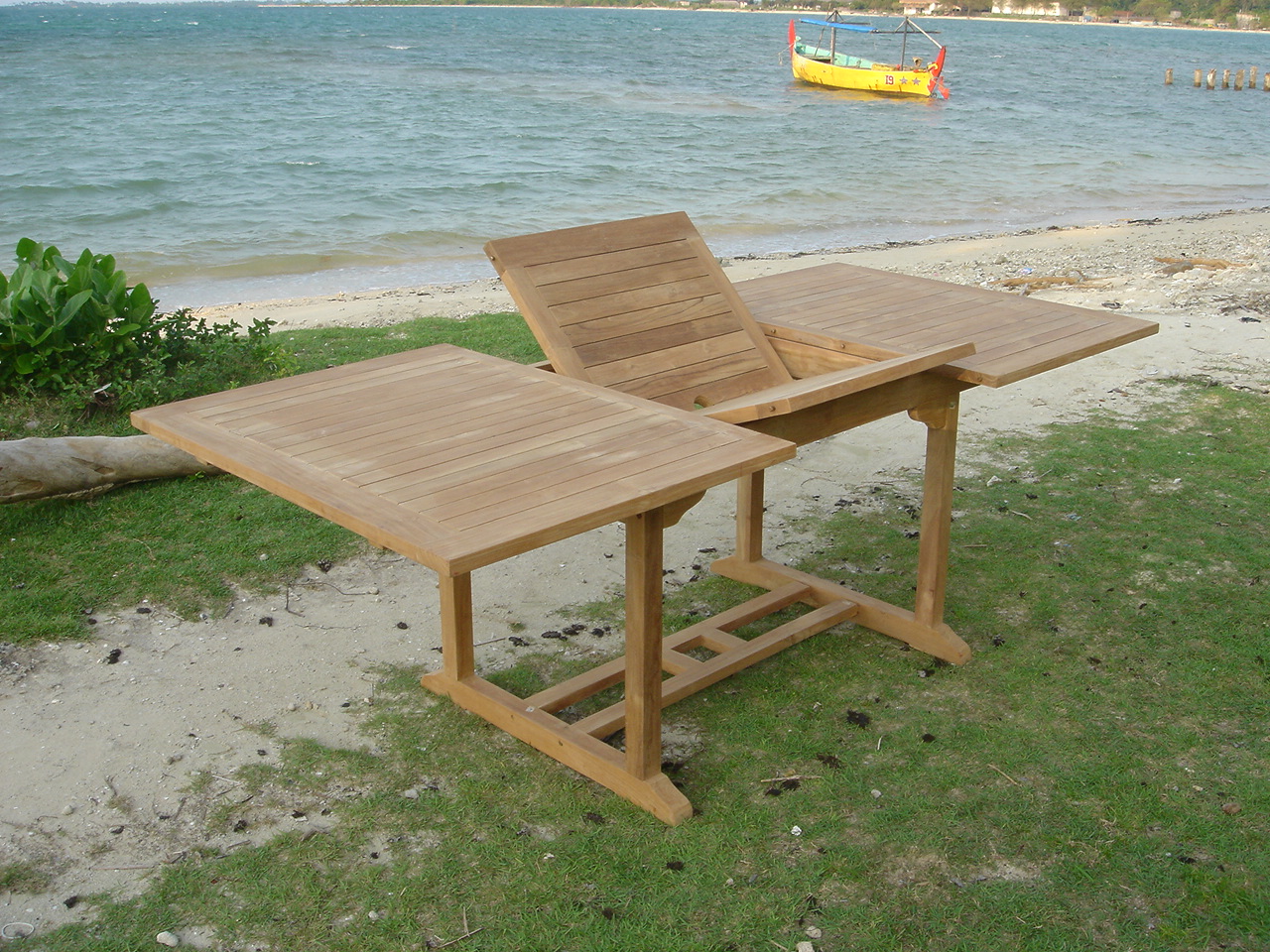 Teak Tisch Gartentisch Garten ausziehbar Esstisch Holztisch rechteckig 170/120cm