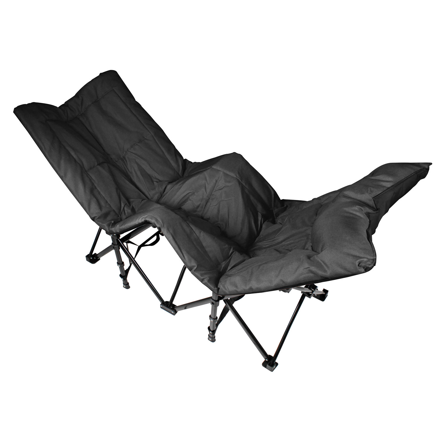 Feldbett Campingbett Festivalbett Gästebett Outdoorbett Liege 190cm anthrazit
