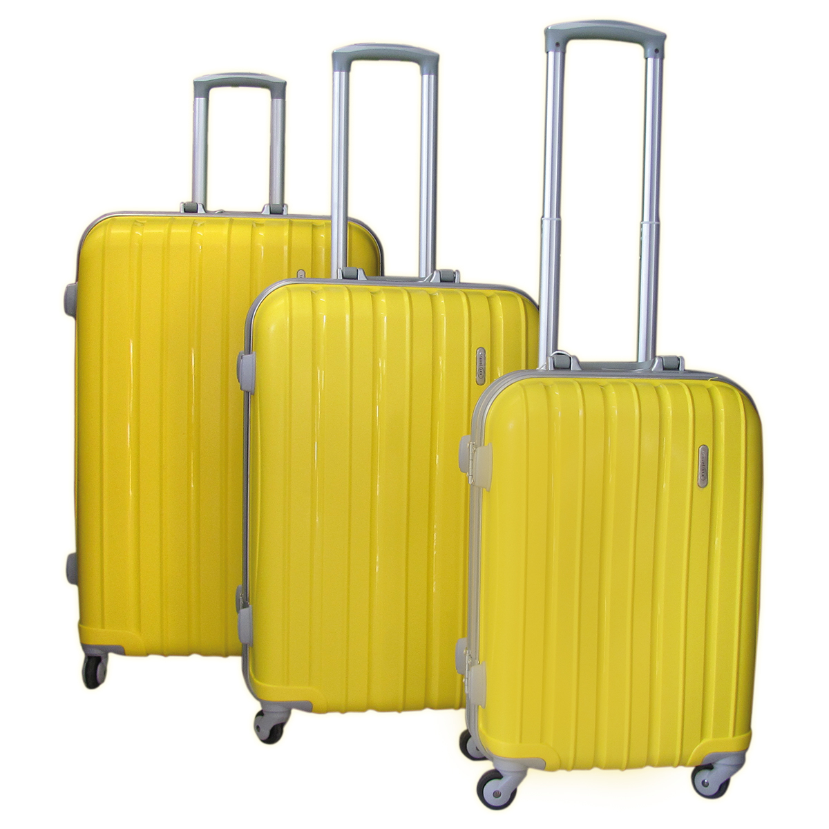 LEX 3tlg. PP Aluminuim Rahmen Reisekoffer Trolley Reisetasche Gepäck Farbauswahl
