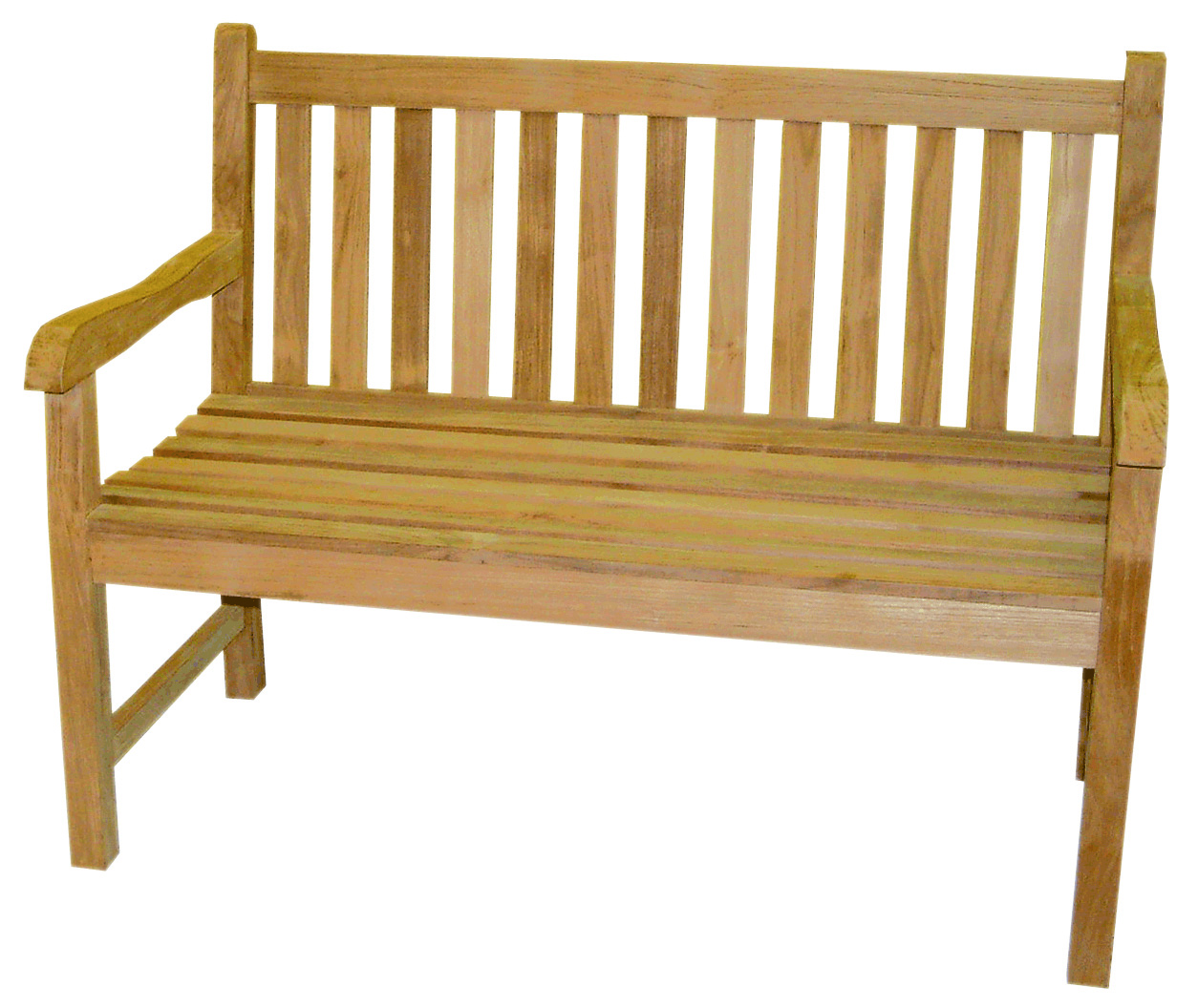 Premium Teak Gartenbank Picadelly Sitzbank Holzbank Teakbank Parkbank nachhaltig 120cm