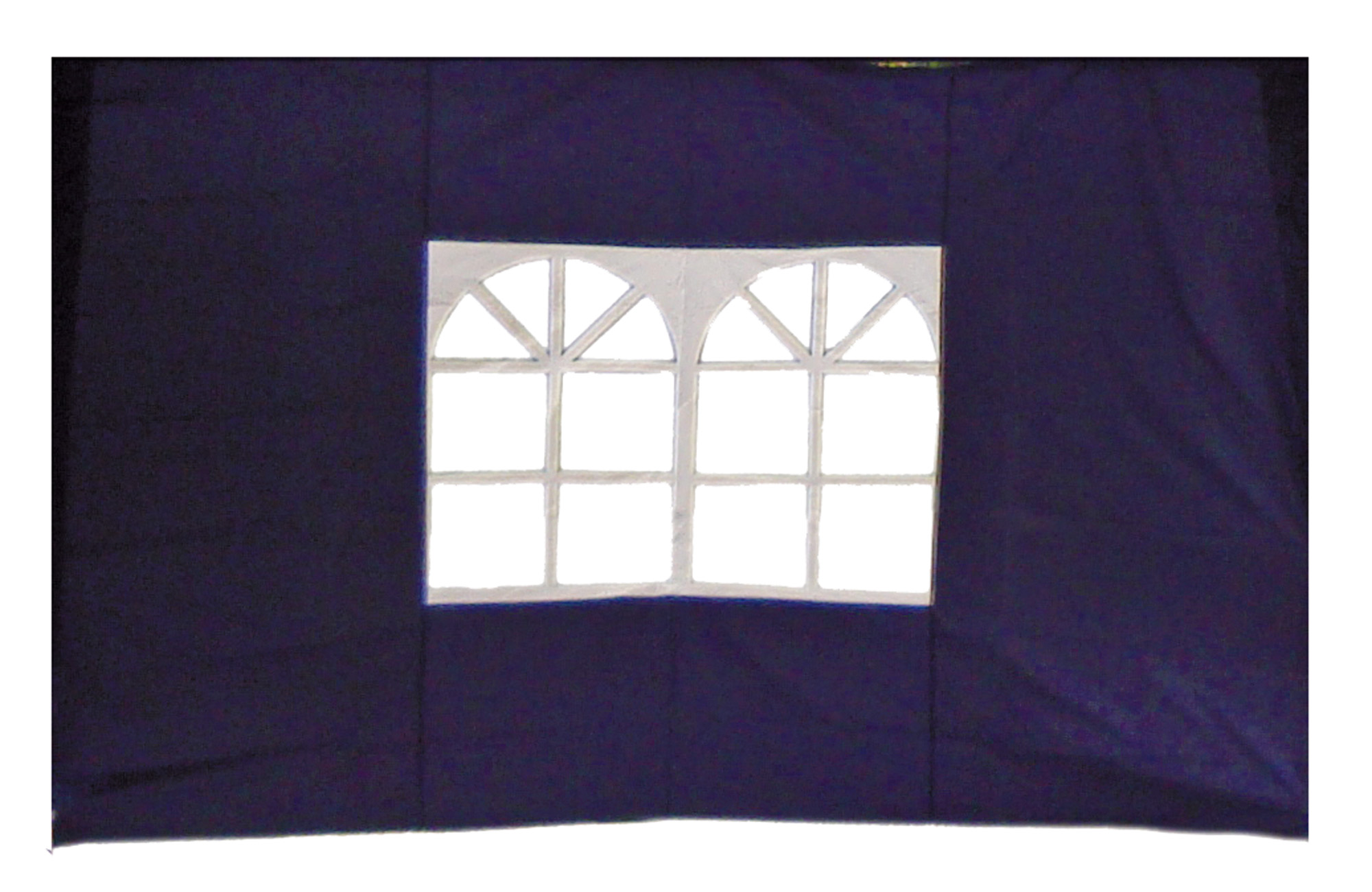 2er Set Seitenteile für Pavillon 3x3m Fenster  Seitenwand Faltpavillon Partyzelt Blau