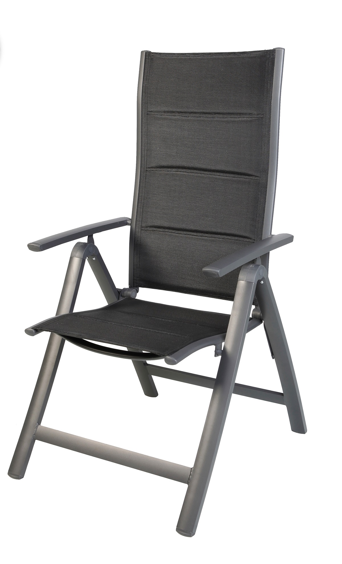 2er Set Alu Klappsessel 6-fach verstellbar gepolstert Gartenstuhl Liegestuhl