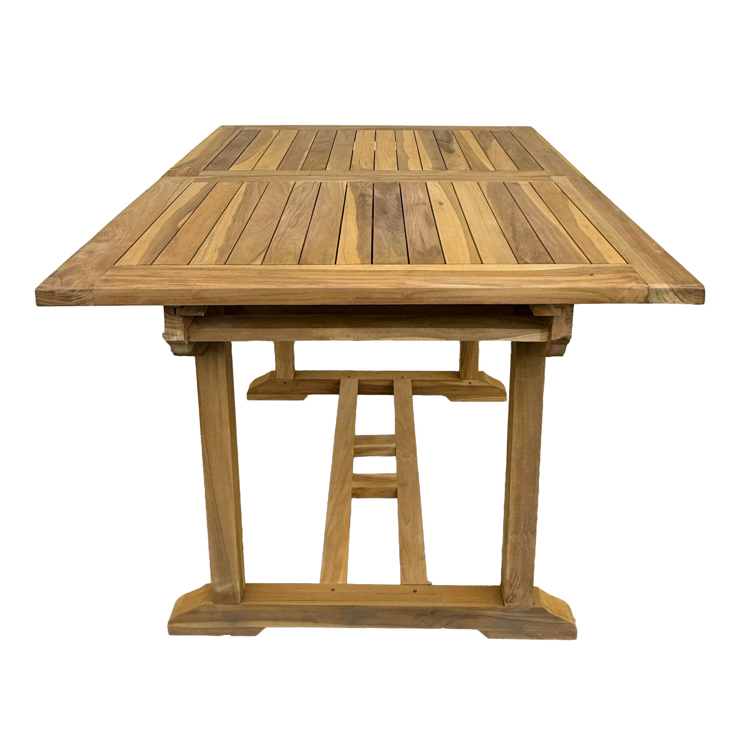 Teak Tisch Gartentisch Garten ausziehbar Esstisch Holztisch rechteckig 170/120cm