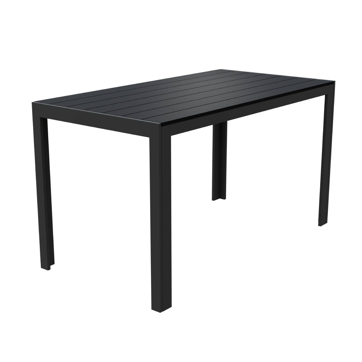 Aluminium XXL Gartentisch Esstisch Balkontisch Gartenmöbel Non-Wood 125x70 cm