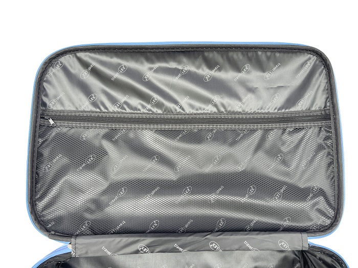 Reisekoffer Stoffkoffer Trolley Gepäck Set 3 tlg. Travel Rollkoffer Hangepäck Blau