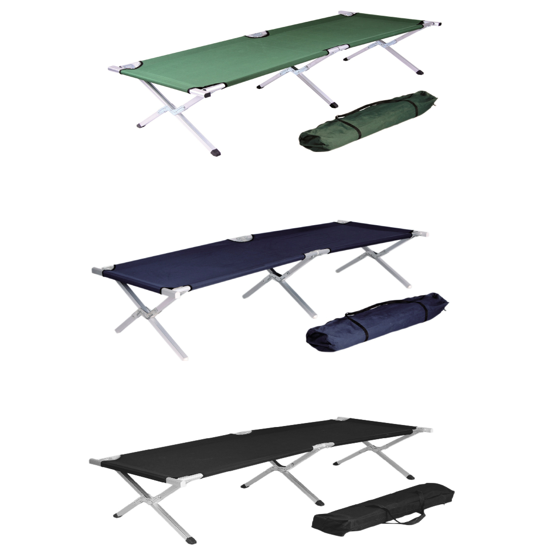 Klappbares Feldbett Campingbett Festivalbett Outdoorbett Liege Gästebett 190 cm