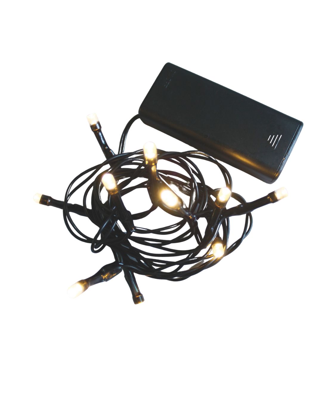 50er LED Outdoor Lichterkette Set Batteriekette Weihnachten Beleuchtung Deko warmweiß