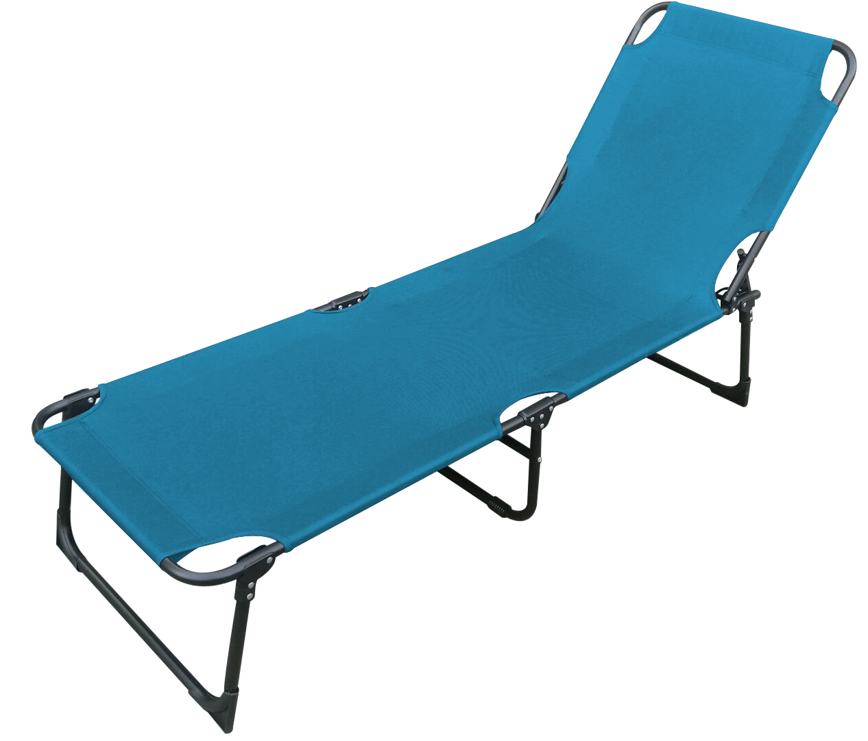 2er-Set Sonnenliege 3-Bein Gartenliege Strandliege Liegestuhl klappbar 188cm