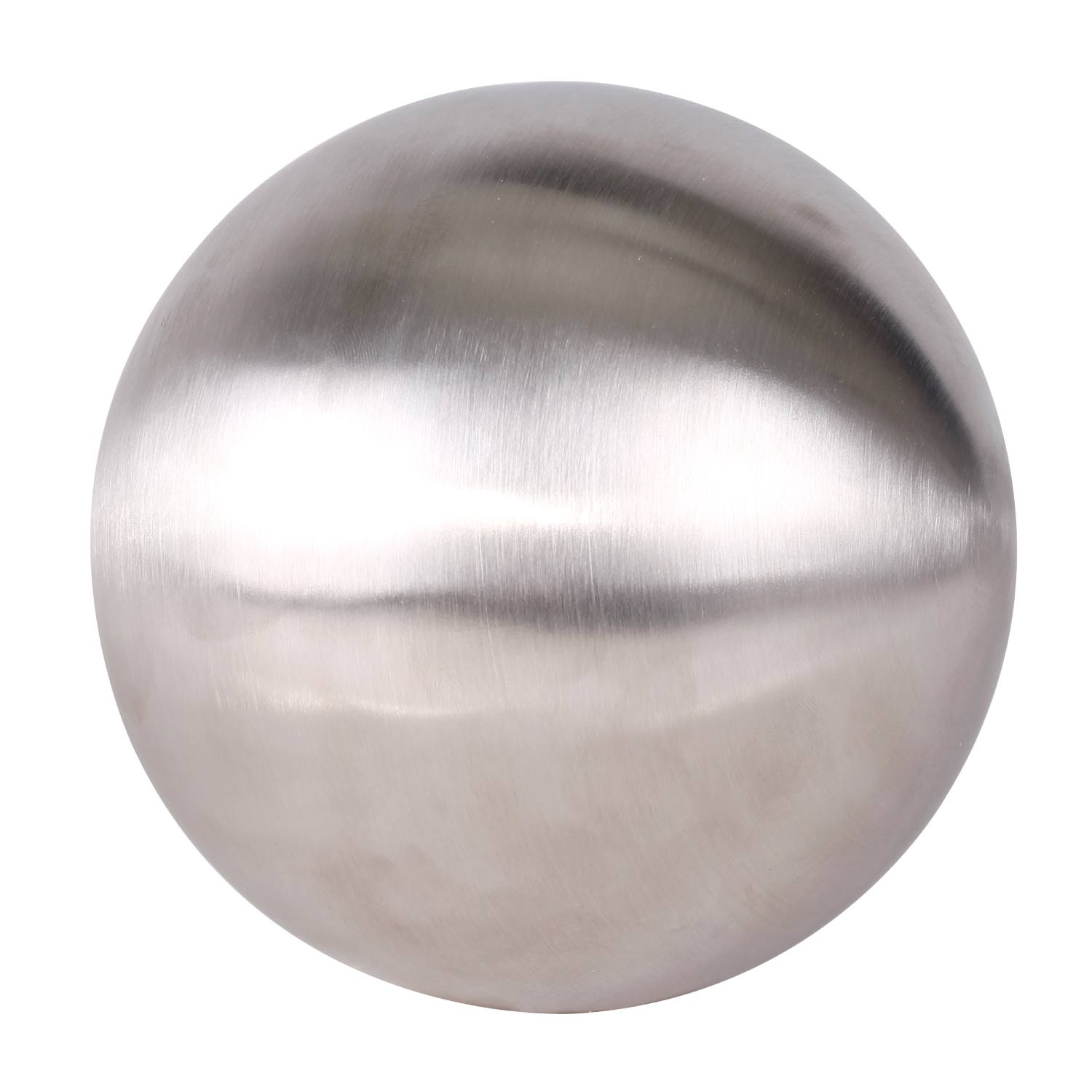 Dekokugel Schwimmkugel edelstahl matt gebürstet silber Gartendeko 28cm