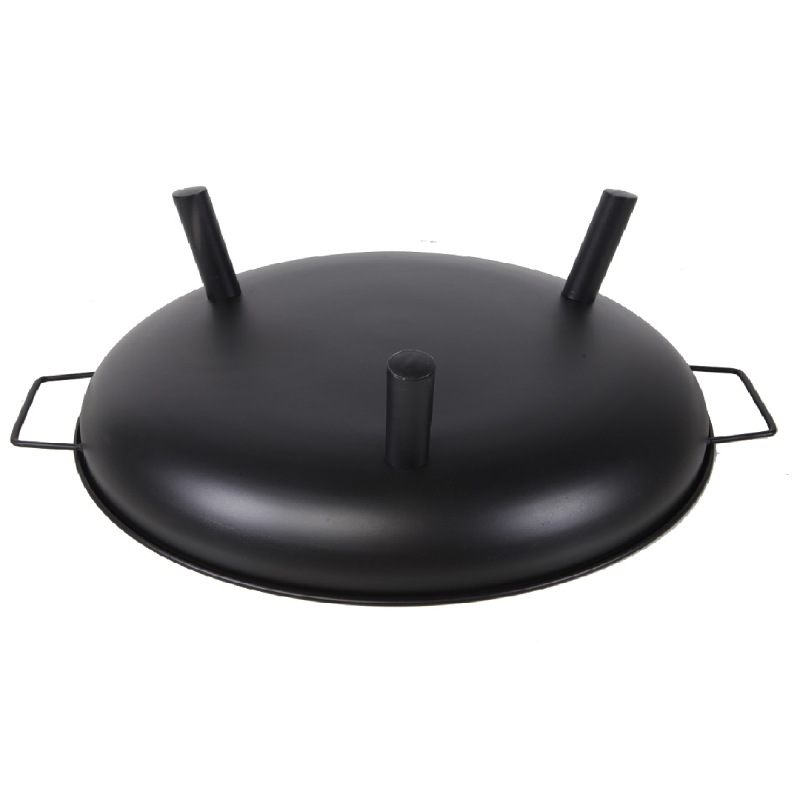 Feuerschale Griff Füße Stahl Lagerfeuer Grill Feuerstelle Holzfeuerschale Ø 80cm