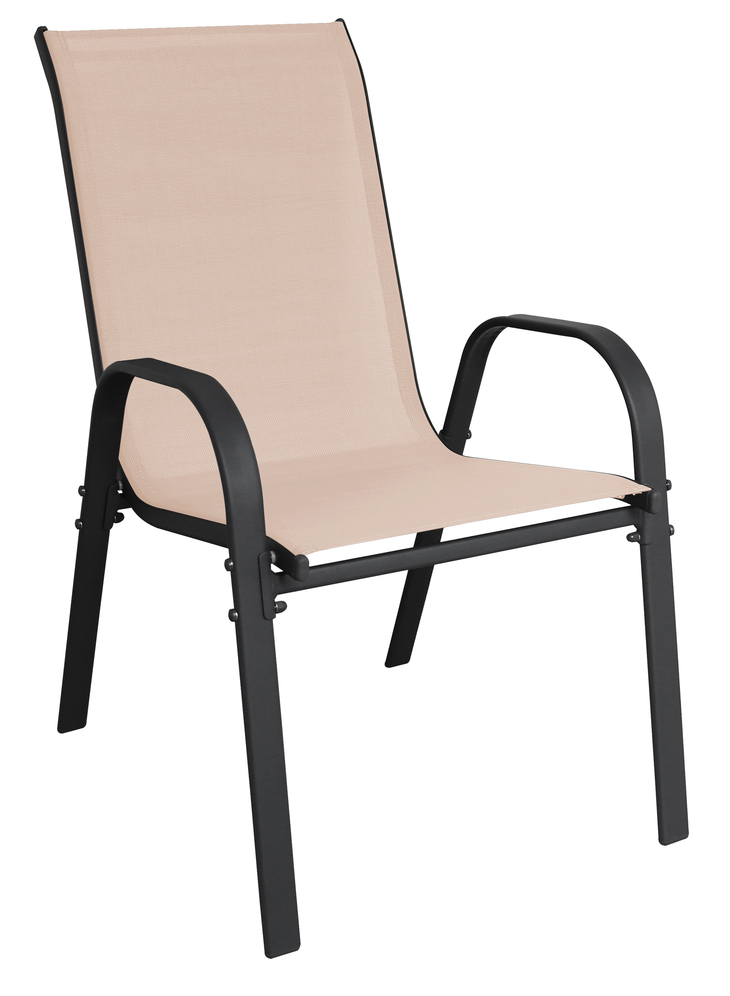 Stapelsessel Gartensessel Gartenstuhl Stapelstuhl Balkon stapelbar beige