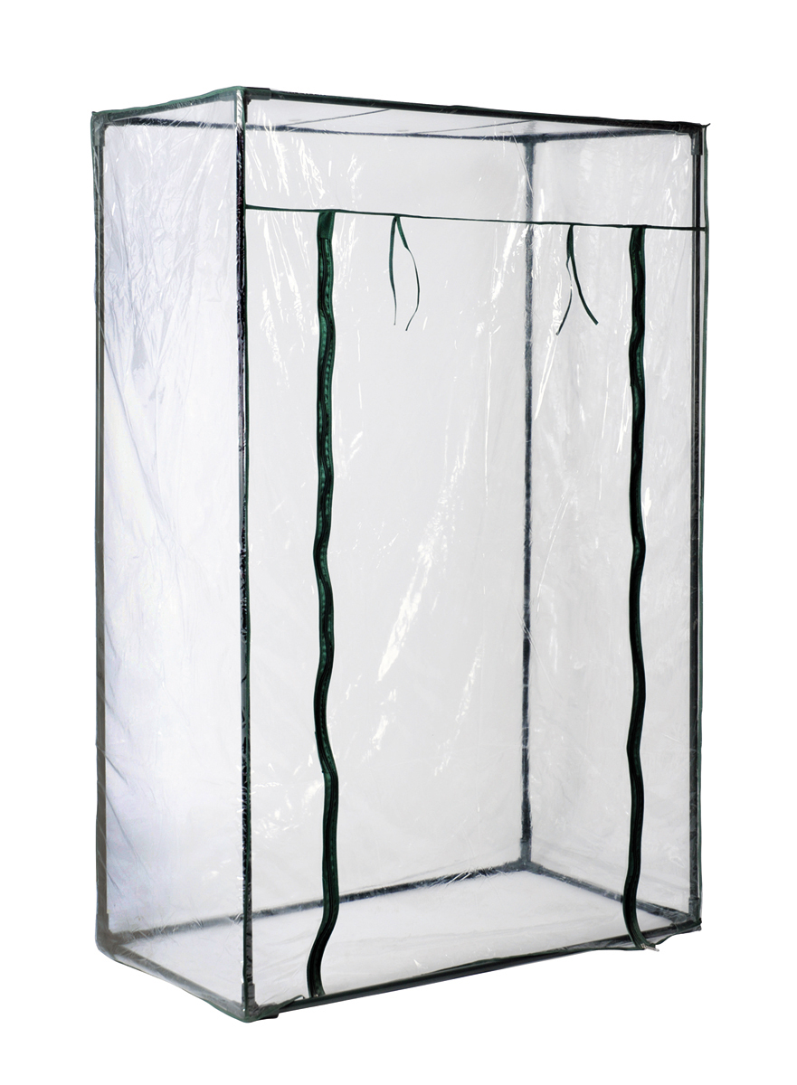 Tomatengewächshaus Treibhaus Gewächshaus Metallrohre PVC Folie 100x50x150cm