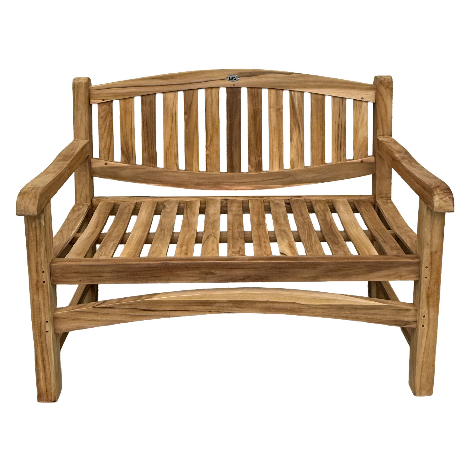 Teak Sitzbank Gartenbank Holzbank Teakbank massiv Gutshof 120cm