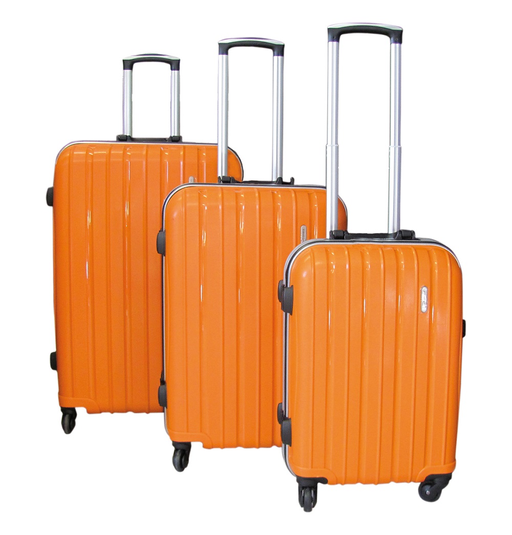 LEX 3tlg. PP Aluminuim Rahmen Reisekoffer Trolley Reisetasche Gepäck Farbauswahl
