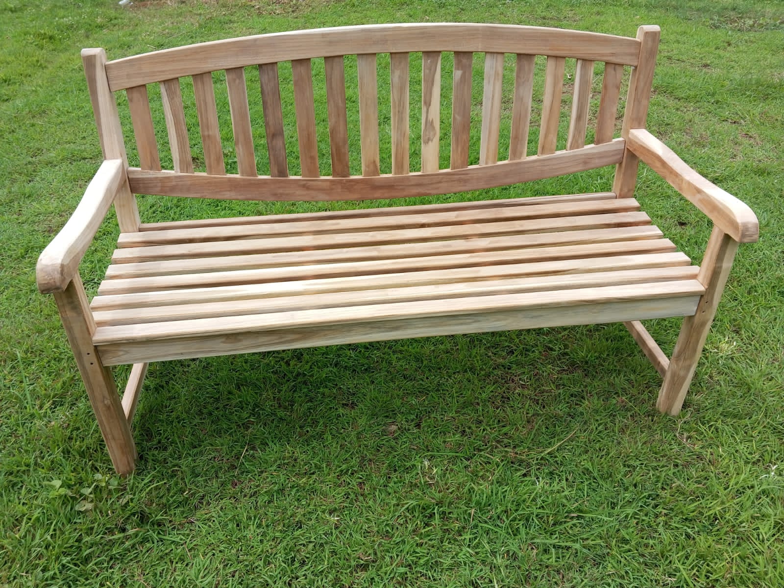 Teak Sitzbank Gartenbank Holzbank Teakbank Parkbank Gutshof 180cm