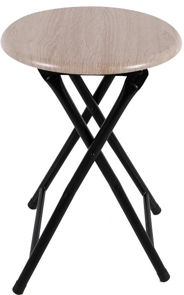 4er Set Küchenhocker Klapphocker Bistrohocker Rundhocker Bistrostuhl Eiche