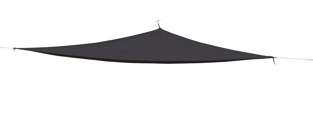 Sonnensegel 5x5 m UV30+ Sonnenschutz Sonnendach wasserabweisend anthrazit