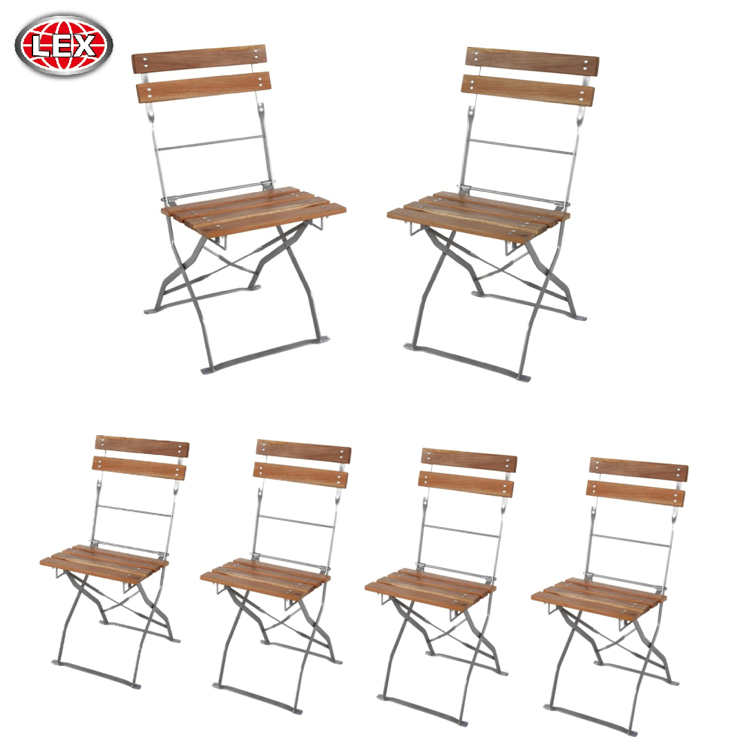 Gartensessel Biergartensessel Gartenstuhl Akazienholz klappbar Balkon Set´s