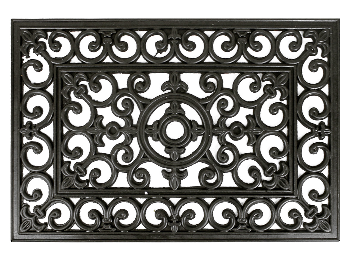 Schmutzfangmatte Türmatte Fußabtreter Fußmatte Schmutzmatte 60x40 cm schwarz