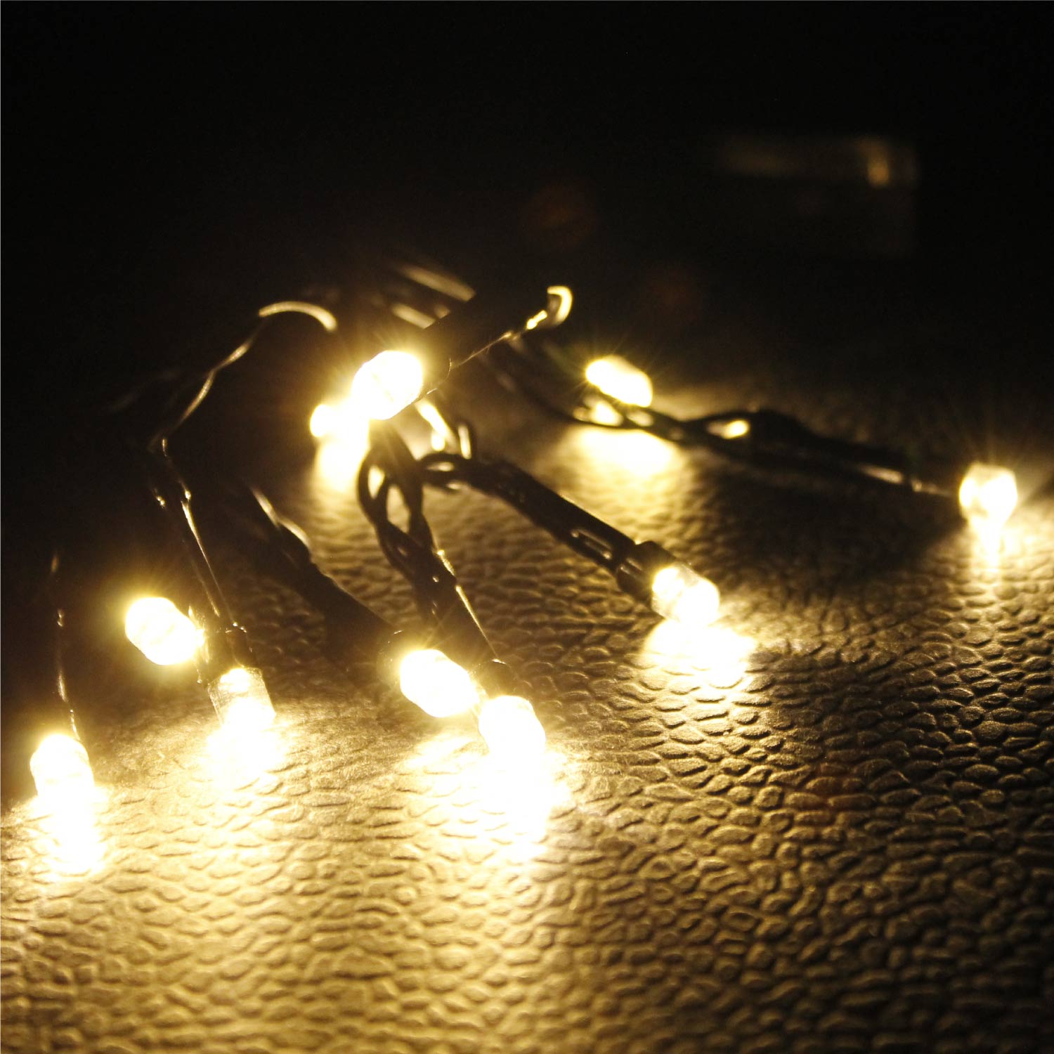 Lichterkette 10er LED Batterie warmweiß Innen Deko Licht Weihnachtslichterkette