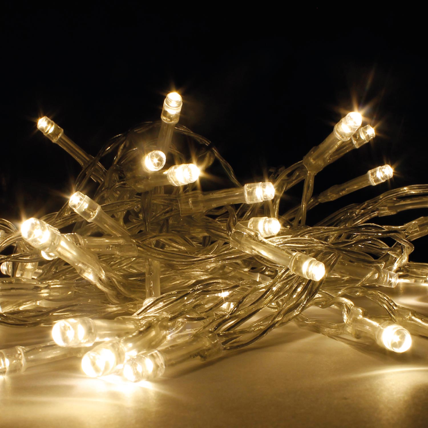30er Lichterkette LED Batteriebtrieben Dekolicht Weihnachtslichterkette warmweiß