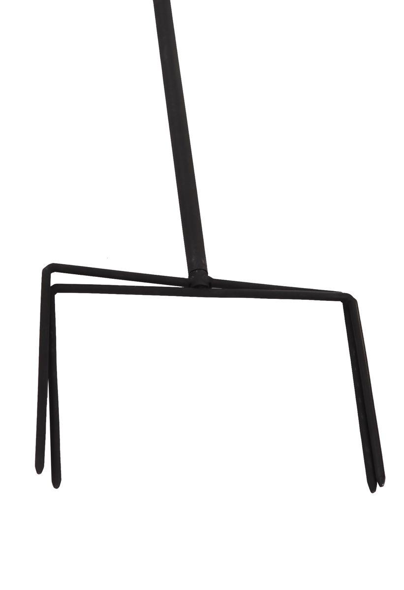 Metall Doppel Windrad 140x38cm Windspiel Gartendeko Balkon Terrasse kupfer gold silber