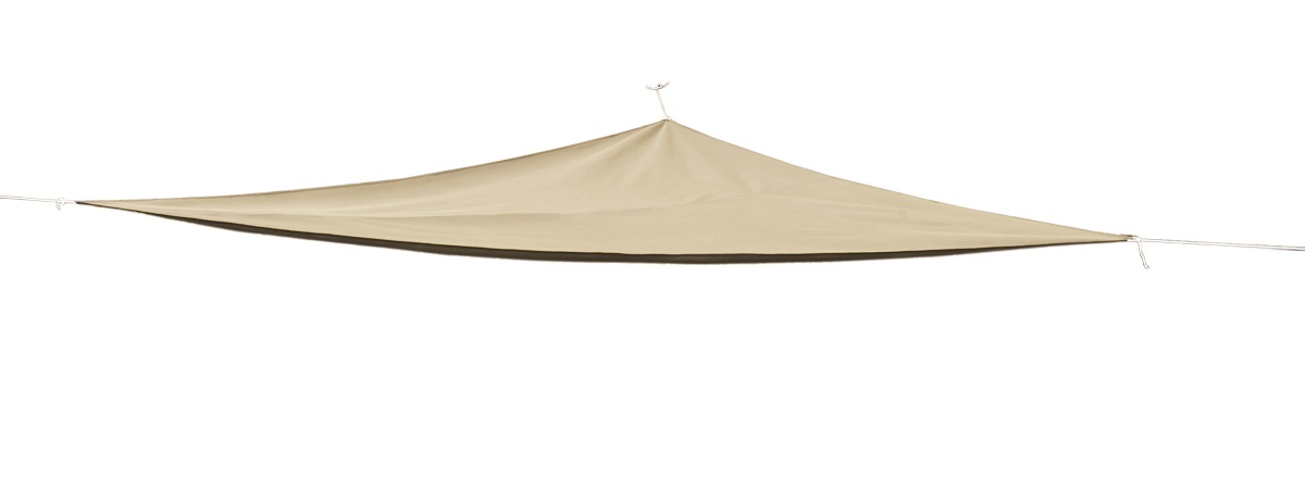 Sonnensegel 3,6x3,6 m UV30+ Sonnenschutz Sonnendach wasserabweisend beige