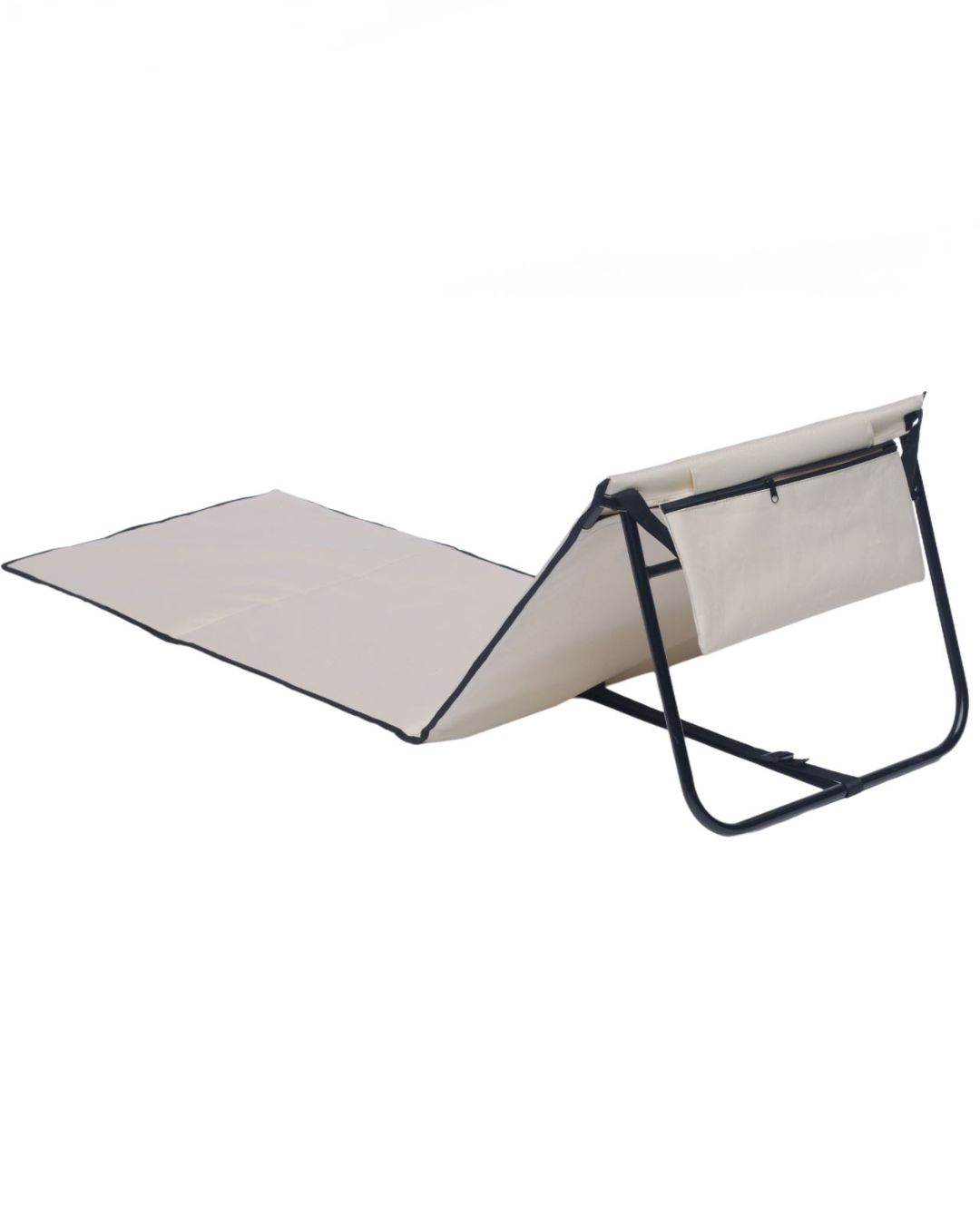 Strandliege Strandmatte Sonnenmatte Badematte Liege faltbar mit Tasche beige