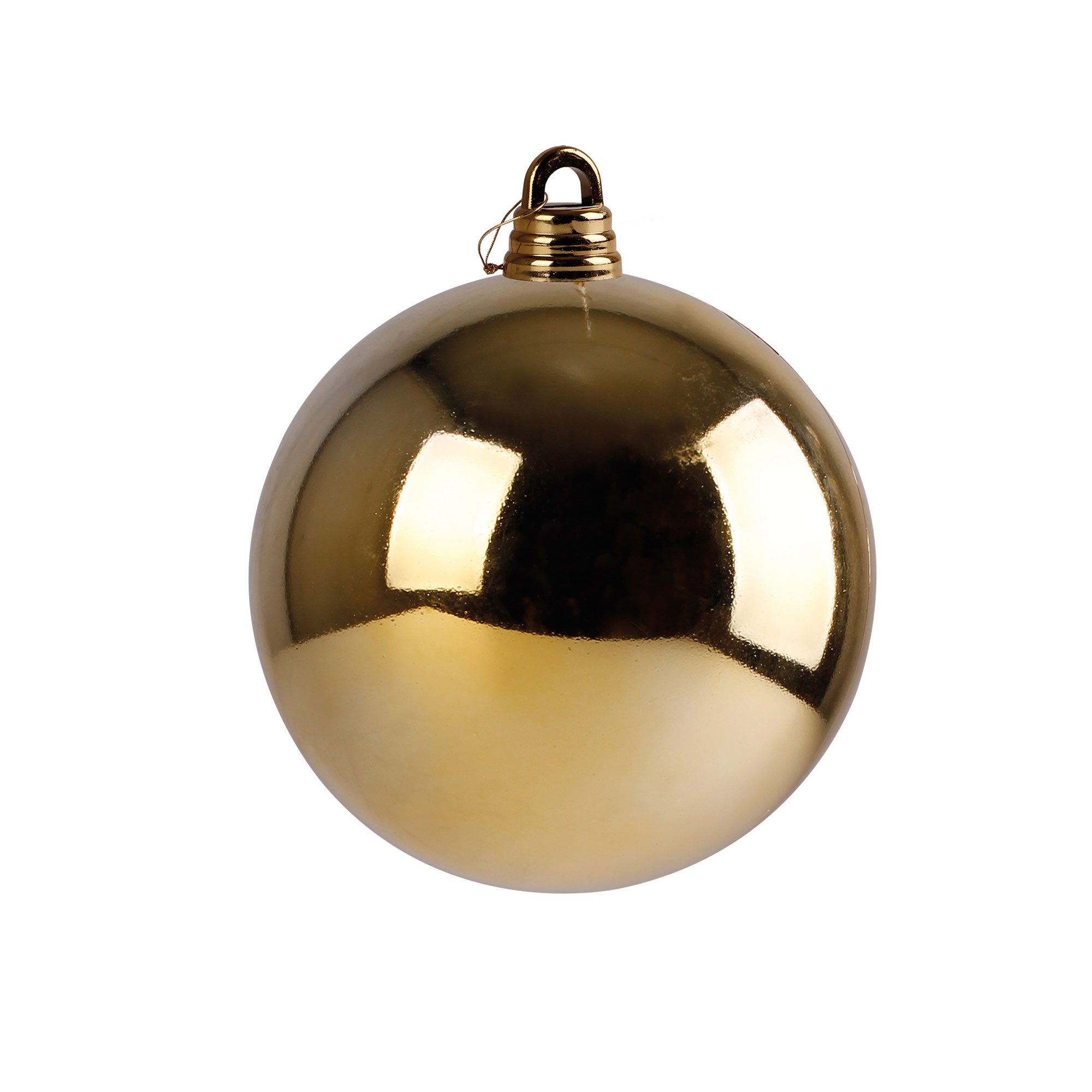 Christbaumkugel Weihnachtskugel ⌀ 15 cm Baumschmuck Deko-Kugel gold glänzend