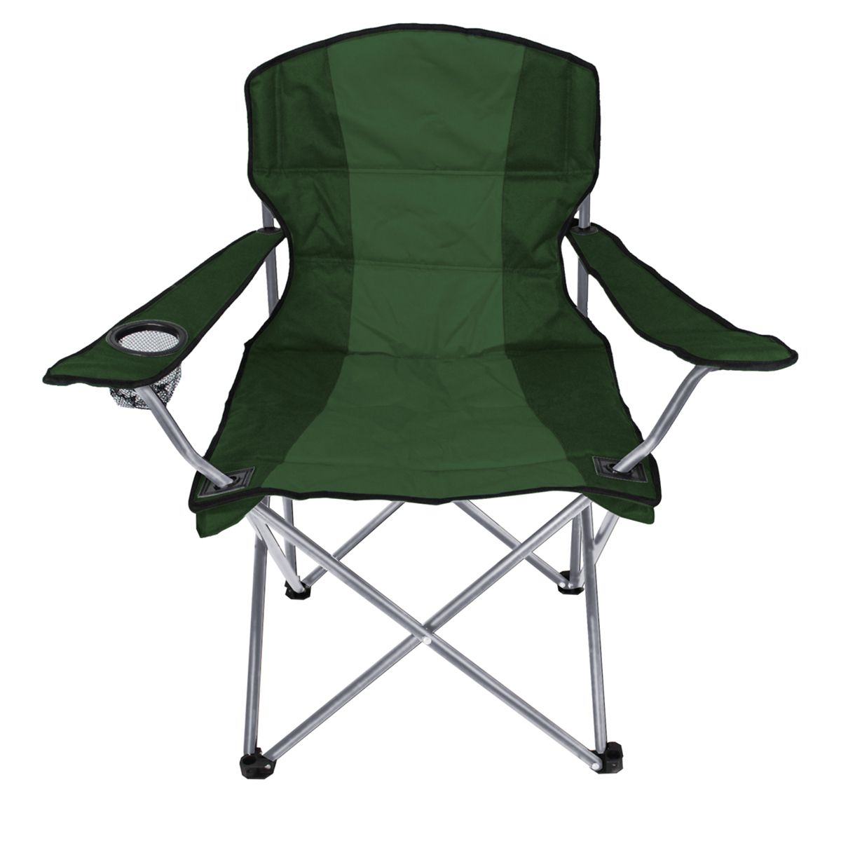 Comfort Campingsessel Gartenstuhl Festivalstuhl Strandstuhl Angelstuhl faltbar grau/dunkelgrün