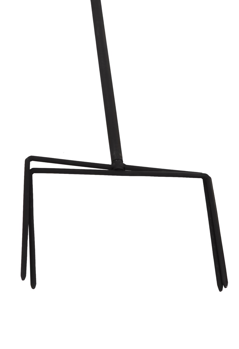 Metall Doppel Windrad 140x38cm Windspiel Gartendeko Balkon Terrasse multicolor