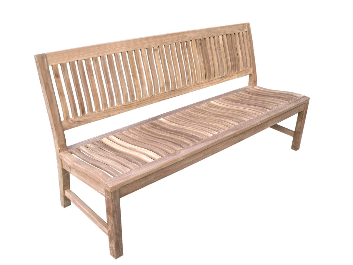 Premium Teak Gartenbank Kingsbury Teakbank Parkbank Teakbank nachhaltig 150cm
